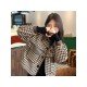  2024 New Versatile Houndstooth Women's Short Jacket