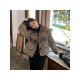  2024 New Versatile Houndstooth Women's Short Jacket