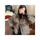  2024 New Versatile Houndstooth Women's Short Jacket
