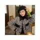  2024 New Versatile Houndstooth Women's Short Jacket
