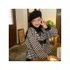  2024 New Versatile Houndstooth Women's Short Jacket
