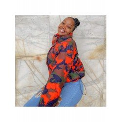 2024 Winter Camouflage Long Sleeve Cotton Jacket  2024 Winter Camouflage Long Sleeve Cotton Jacket