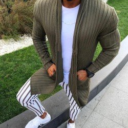  2024 Winter Pure Color Knitting Cardigan Sweater