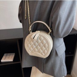  Pure Color PU Round Bags For Women