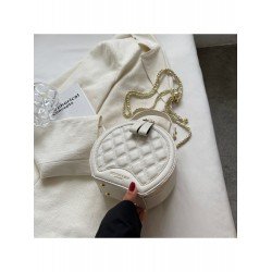 Pure Color PU Round Bags For Women  Pure Color PU Round Bags For Women