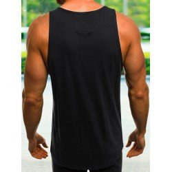 Summer Sports Letter Printed Sleeve Men Tank Tops Summer Sports Letter Printed Sleeve Men Tank Tops