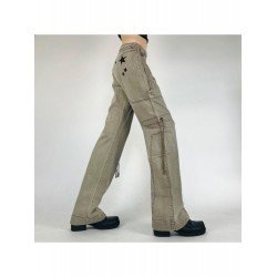 Y2K Style Patchwork Star Low Rise Jeans Y2K Style Patchwork Star Low Rise Jeans