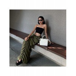 Designer Ruched Solid Loose Maxi Skirts For Ladies Designer Ruched Solid Loose Maxi Skirts For Ladies