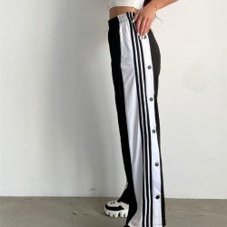Summer Sports Elastic Waist Sports Trousers For Women