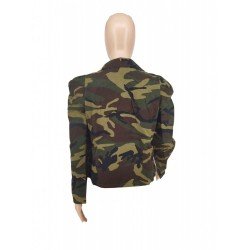 Camouflage Fall Women Long Sleeve Coats Camouflage Fall Women Long Sleeve Coats