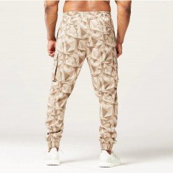 Printed Men Sports Cargo Trousers