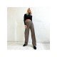  2024 PU Leather Pure Color Women's Pants
