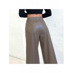 2024 PU Leather Pure Color Women's Pants  2024 PU Leather Pure Color Women's Pants