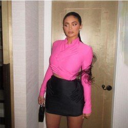  Pure Color Women's Long Sleeve Top