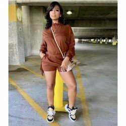 Tassel Solid 2 Piece Short Sets For Women