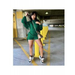 Tassel Solid 2 Piece Short Sets For Women