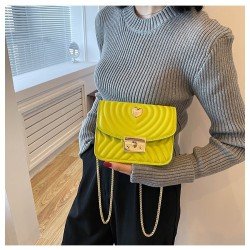  PU Pure Color Cross-body Bag For Women