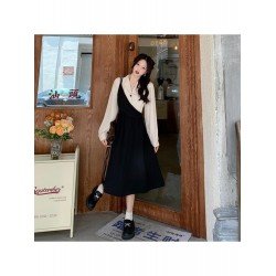 French Temperament Irregular Patchwork Women's Dress  French Temperament Irregular Patchwork Women's Dress