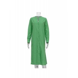 Loose Cotton Pure Color Split Hem Casual Dress  Loose Cotton Pure Color Split Hem Casual Dress