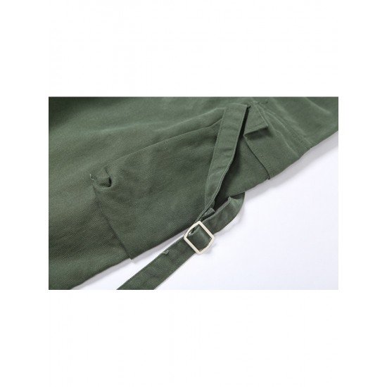 Ladies Wide Leg Cargo Jean Trousers