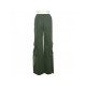Ladies Wide Leg Cargo Jean Trousers