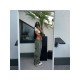 Ladies Wide Leg Cargo Jean Trousers