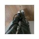 Ladies Wide Leg Cargo Jean Trousers