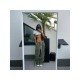 Ladies Wide Leg Cargo Jean Trousers