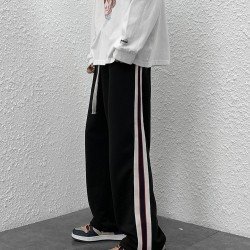  Versatile Casual Striped Women's Long Pants