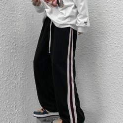  Versatile Casual Striped Women's Long Pants