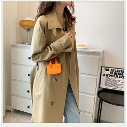  PU Pure Color Small Handbag For Women