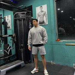  Loose Round Neck Men's Long Sleeve Sweater