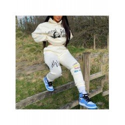  Letter Printing Top And Trouser Women's Leisure Suits