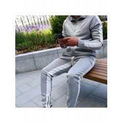 Contrast Color Workout Long Tracksuit Outfit Sets Contrast Color Workout Long Tracksuit Outfit Sets