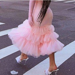  Gauze Backless Off Shoulder Women's Dress