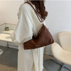  Fashion Soft PU Pure Color Armpits Bags