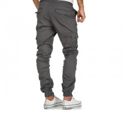 Sports Casual Black Pencil Cargo Pants For Men Sports Casual Black Pencil Cargo Pants For Men