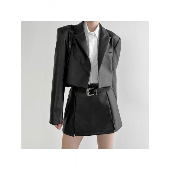 2024 Fashion Pure Color Women's Skirt
