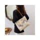 Vintage Flower Embroidery Shoulder Tote Bags