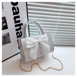  PU Bow Shoulder Bag For Women