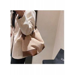 Versatile Vintage Casual Black Patchwork Tote Bags Versatile Vintage Casual Black Patchwork Tote Bags