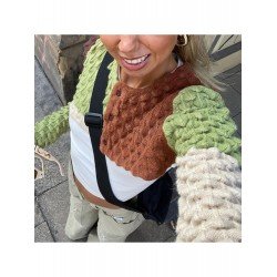 Ladies Ruched Color Blocking Cropped Tops  Ladies Ruched Color Blocking Cropped Tops