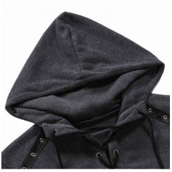Patchwork Long Sleeve Men Hoodies Tops Patchwork Long Sleeve Men Hoodies Tops