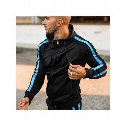 Loose Hooded Contrast Clor Men's Sweatshirt  Loose Hooded Contrast Clor Men's Sweatshirt