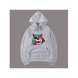 Casual Loose Printing Hooded Men's Sweatshirt  Casual Loose Printing Hooded Men's Sweatshirt