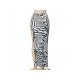  2024 Summer Zebra Print Split Women's Skirt