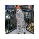  2024 Summer Zebra Print Split Women's Skirt