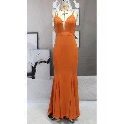 Sexy V Neck Slim Fishtail Sleeveless Dress  Sexy V Neck Slim Fishtail Sleeveless Dress