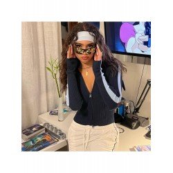 Fitted Long Sleeve Fall Coat Tops