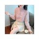  2024 Lace Embroidery Women's Long Sleeve Shirt